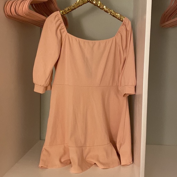 Boohoo Pink Mini Dress NWT! Size 16 - Picture 3 of 3